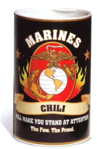 Marines Chili Fixins